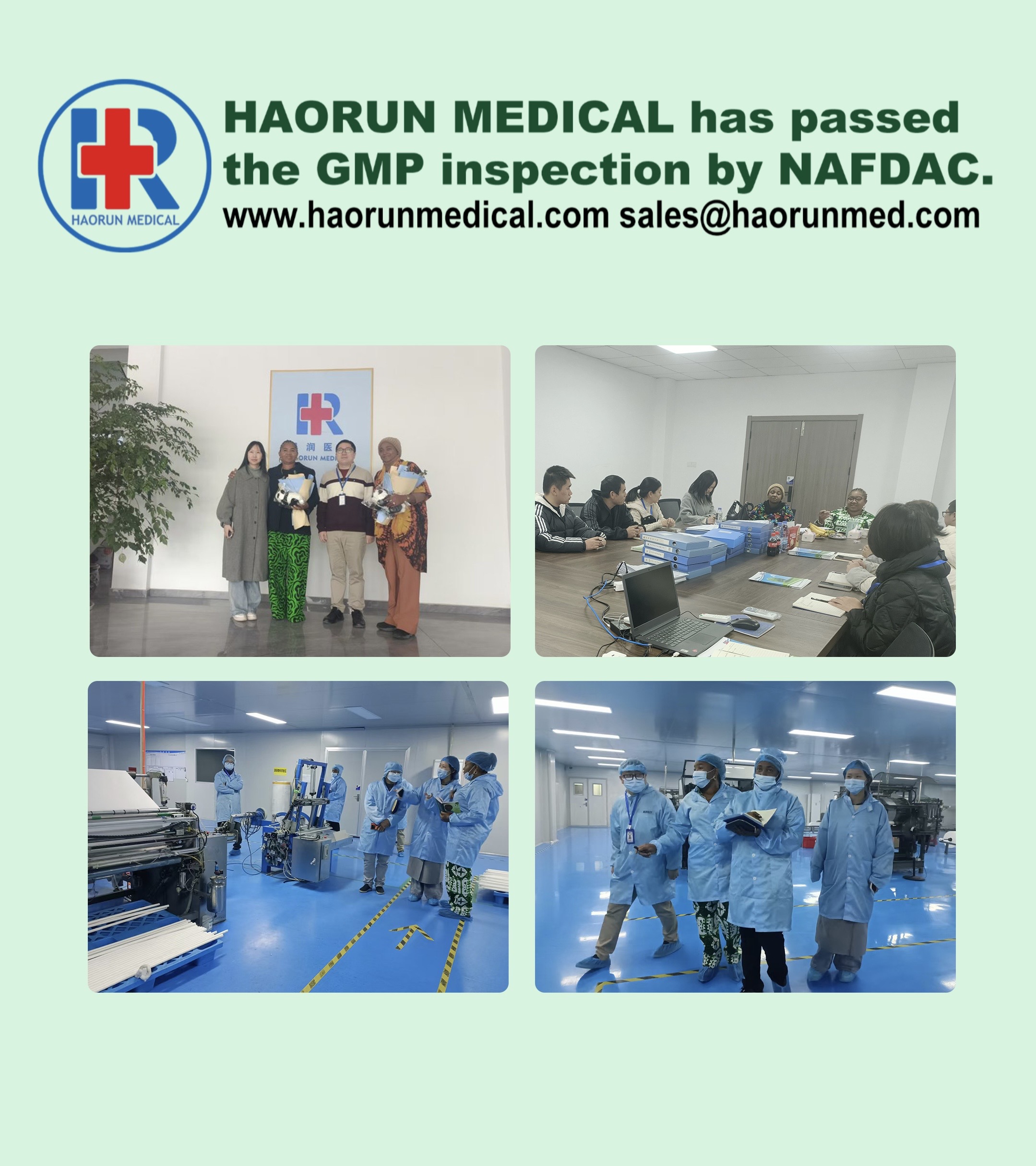 Ang Kalidad ng Haorunmed ay Nakakuha ng Internasyonal na Pagkilala - Naipasa ang Sertipikasyon ng NAFDAC