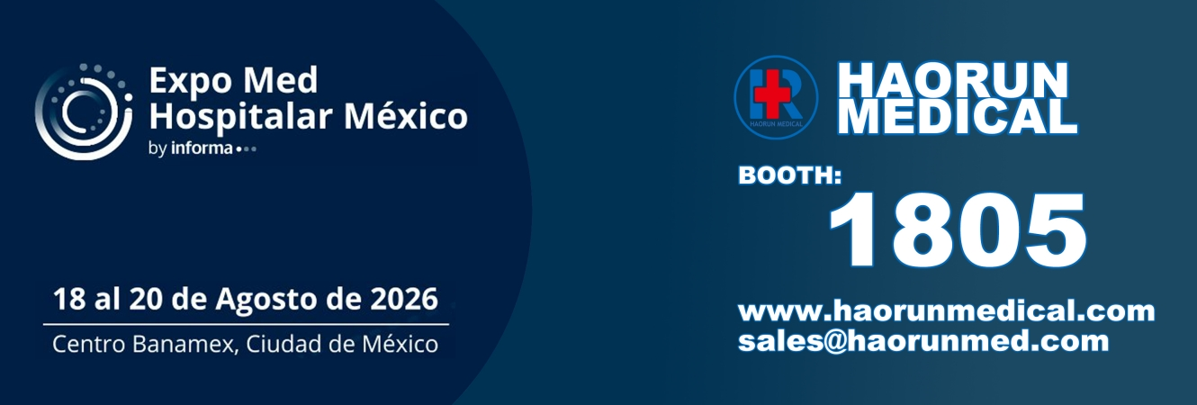 Haorun Medical, isang propesyonal na empresa sa el campo de los consumibles medical, participará en Expo Med | Hospitalar México.