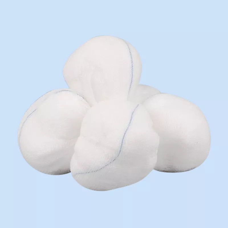 Sumisipsip ng cotton gauze ball na may x -rays