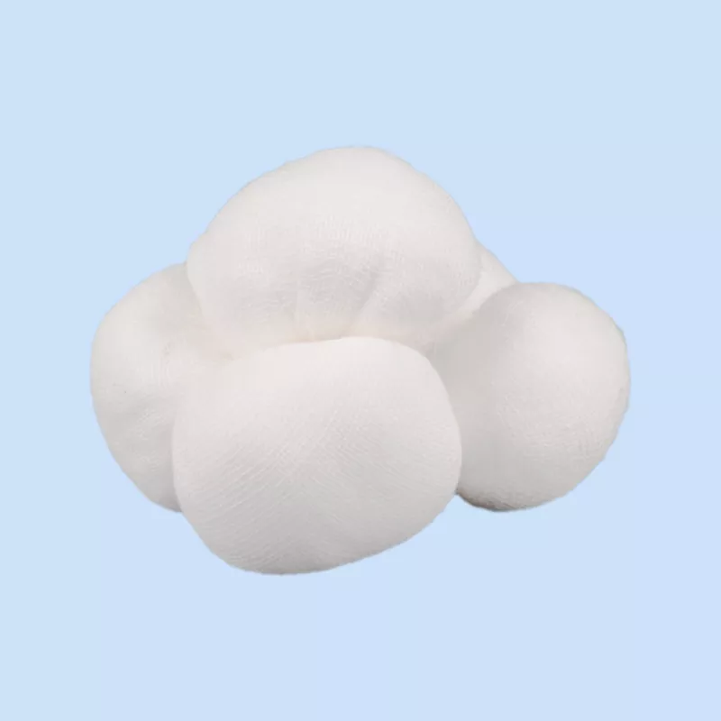 Sumisipsip ng cotton gauze ball na walang x -rays